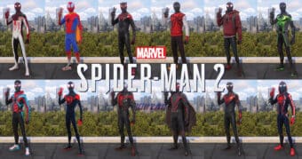 ชุดสูทในเกม Spider-Man 2 ทั้งหมดและวิธีการรับ